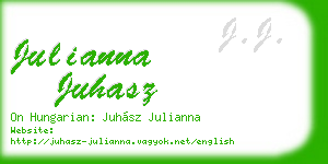 julianna juhasz business card