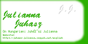 julianna juhasz business card